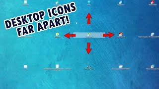 How to fix Desktop Icons Spacing