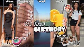 My 19th BIRTHDAY VLOG | thee FINAL teenage year ꨄ︎ | maintenance, top golf, brunch, & more!