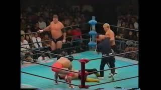 Johnny Ace & Stan Hansen vs. Kenta Kobashi & Toshiaki Kawada (October 11, 1992)