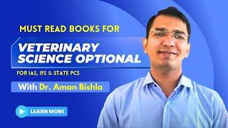 Books read by Dr Aman Bishla IRS for Vet Science Optional