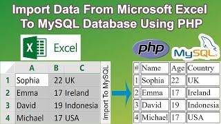 Import Data From Excel To MySQL Using PHP | PHP MySQL Excel Tutorial