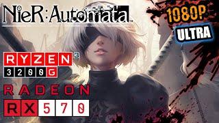 NieR Automata - Ryzen 3 3200G RX 570 & 16GB RAM Benchmark Gameplay