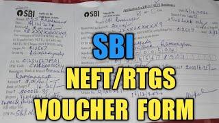 #bankkinginformation how to fill SBI NEFT RTGS form I SBI NEFT RTGS form fill up for fund transfer