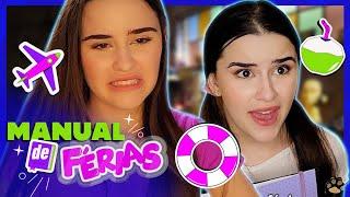 VÍDEOS ENGRAÇADOS DE FÉRIAS COM A LETÍCIA PEDRO! | MANUAL DE FÉRIAS | Mundo Gloob