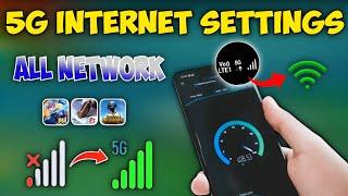 Enable Original 5G Ultra-Fast Internet Any Phone Using New APN Setting