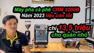 Máy pha cà phê cho quán nhỏ Gemilai CRM 3200B năm 2023 liệu còn đủ tốt _Nhanvip coffee 0767193097