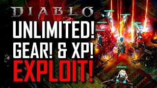 Diablo 4 | NEW Unlimited XP & GEAR EXPLOIT! In Season 4! | After NEW Patch! | LEVEL UP FAST!