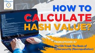 How do you calculate a hash value?