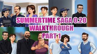 SUMMERTIME SAGA 0.20 MAIN STORY | WALKTHROUGH/GAMEPLAY (PART 1)