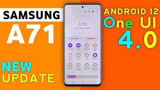 Samsung Galaxy A71 Official One UI 4.0 Android 12 Update | Samsung A71 New Update #SamsungA71 #A71