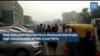 Delhi in grip of fog with high air pollution