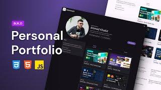 How to Build a Personal Portfolio Website Using HTML CSS JavaScript