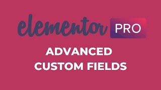 Elementor and Advanced Custom Fields