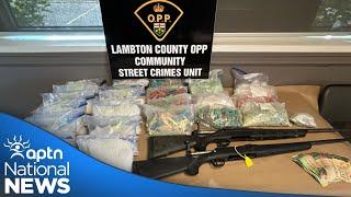 Four arrested and more than $500,000 in drugs seized in Walpole Island First Nation | APTN News