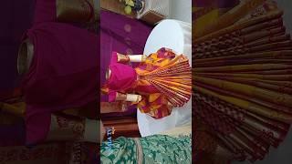 Easy And Quick Saree Draping for Varamahalakshmi | how to drape saree for Varamahalakshi