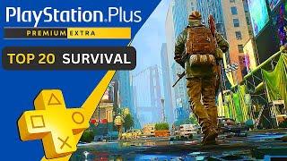 Top 20 Survival Games On PS Plus Extra & Premium | JANUARY 2024