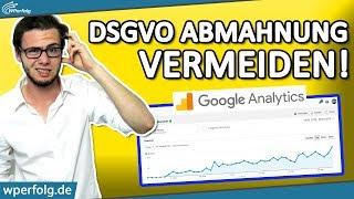 (Achtung) DSGVO Abmahnung: Google Analytics Richtig Einsetzen | 2025 Deutsch | WPerfolg.de