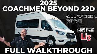 2025 Coachmen Beyond 22D Class B RV | All Wheel Drive & Li3 Lithium Package **FULL WALKTHROUGH** 