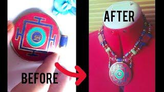 Як перетворити кулон-амулет у стильну прикрасу / How to turn an amulet into a stylish DIY necklace