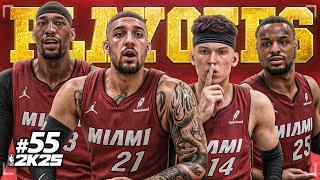 ESTREIA NOS PLAYOFFS PELO HEAT | NBA 2K25 MyCareer (Ep.55)