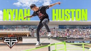 Nyjah Huston demonstrates the physics of skateboarding | Sport Science | ESPN Archives