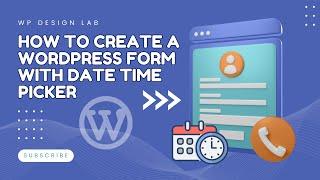 How to Create a Wordpress Form with date Time picker | Forminator