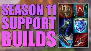 SUPPORT BUILDS FOR SEASON 11 SMITE! Horrific Emblem is broken..?