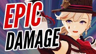 EPIC DAMAGE! C0 Lyney Build, 4 Weapon Showcase & Best Teams (Genshin Impact)