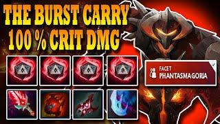 DOTA 2 THE BURST CARRY - 100% CRIT DAMAGE | 13K MMR - GAMEPLAY ( HIGHLIGHTS )