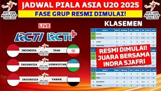 Jadwal Piala Asia U20 2025 - Timnas Indonesia vs Iran - Piala Asia U20 2025