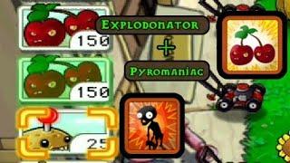 Как получить достижения Pyromaniac и Explodonator | Plants vs Zombies Achievement