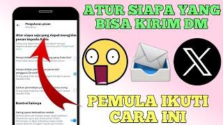 Cara Setting Siapa yang Bisa Kirim Pesan di Twitter