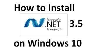 How to install Dot net framework 3 5 in Windows 10 PC easy method