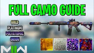 Complete MW2 Camo Guide for Gold, Platinum, Polyatomic & Orion!