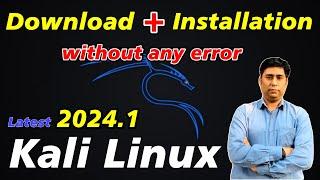 How to Install Kali Linux Step By Step Hindi tutorial | Install Kali Linux 2024.1