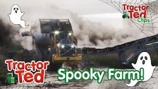 Scary Giant Machines On The Spooky Farm!  Tractor Ted's Halloween Farm