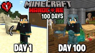 I Survived 100 Days in Minecraft Hardcore... Here's What Happened