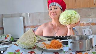 Cooking show. Lots of cabbage. Original recipe. Blogger nudist. Mila naturist.