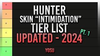 [Pt. 1] Hunter Skin "Intimidation" Tierlist - 2024 Update | Hunt Showdown