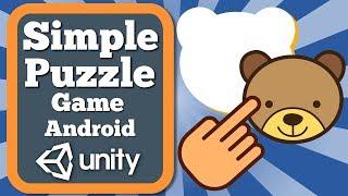 Unity Tutorial How To Make Simple Puzzle Game For Android | Educational Game For Kids