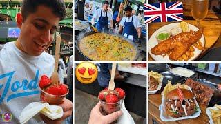 VIRAL STRAWBERRY AND CHOCOLATE in LONDON - BOROUGH MARKET FOOD VLOG !! EP - 5 