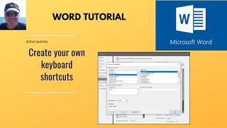 Microsoft Word keyboard shortcuts.  Allocate your own Word shortcuts