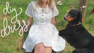 DIY Oversized Collar Dress | Super Cute And Trendy! | Full Tutorial