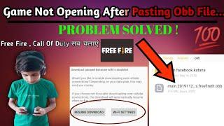 Game Not Opening Even After Pasting Obb File | Free Fire File Pasting Problem Solved | Tech Hub