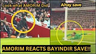 Ruben Amorim crazy CELEBRATION after Altay Bayindir PENALTY SAVE against Arsenal | Man UTD News