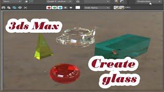How to create glass material in 3ds max , Arnold Render