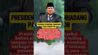 tokoh | Presiden Prabowo dihadang para koruptor #shortsviral #trending #prabowo