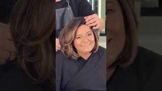 Стрижка Каре для полных женщин за 60 лет Square haircut for overweight women over 60 years old 