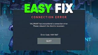 How To Fix Valorant Error Code VAN 1067 Connection Error (Tutorial)