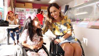 SUCH A SPECIAL MOMENT- Meeting someone who looks up to me! She is 7 & also in a chair!️MUST WATCH!!